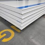 75mm EPS insulated panel Perth — warehouse stack