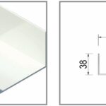75mm C-channel Surfmist aluminium 6500mm
