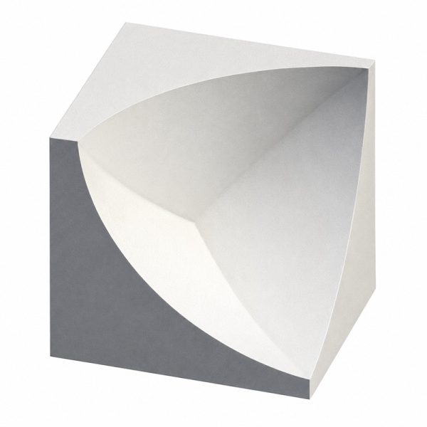 35mm corner block Surfmist aluminium